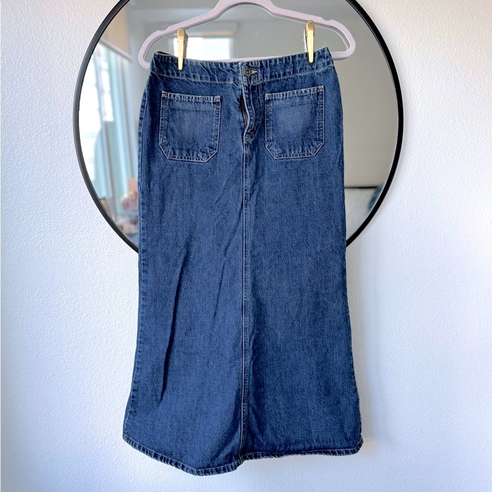 Vintage Tommy Hilfiger Long Denim Jean Skirt, Women’s 6